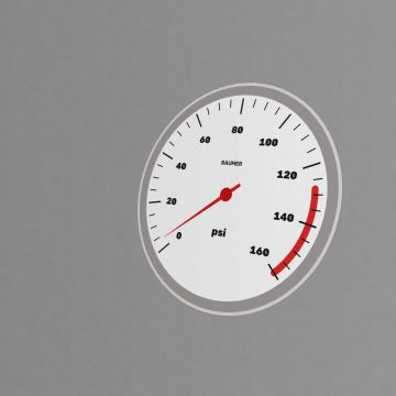 Rendered gauge, true value 3.9556 psi