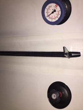 File:HBOT pressure gauge and decompression valve.jpg